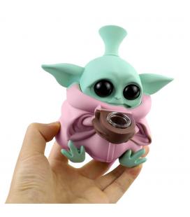Pink Alien Silicone Bong