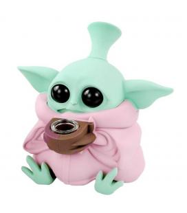 Pink Alien Silicone Bong