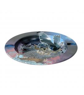 Posacenere in metallo Black leaf