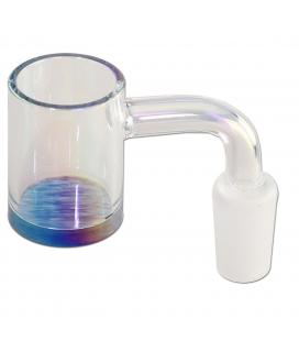 'Oil Black Leaf' Quartz Banger with Reactor SG 14 M