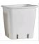 VASO QUADRATO BIANCO 14 LITRI - 28.5X28.5X28.5CM