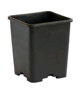 MACETA CUADRADA ANTIESPIRAL - 13X13X18 - 2.4L