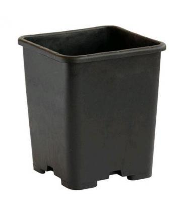 VASO QUADRATO CON COSTOLATURA ANTISPIRALIZZAZIONE 13X13X18 - 2.4L