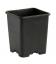 VASO QUADRATO IN PLASTICA 10X10X17 - 1.4L