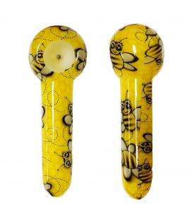 Pipa de vidrio " abeja" 13 cm