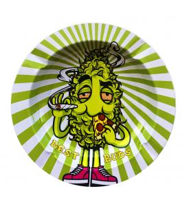 Best Buds – High Pizza Cenicero de Metal