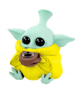 Bong de silicona alienígena Amarillo 13 cm