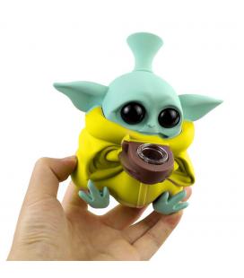 Bong de silicona alienígena Amarillo 13 cm