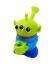 "Little green Man" Alien Silicone Bong with Third Eye with Removable Pieces 14cm