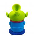 Bong Alien de Silicona con Tercer Ojo "Little Green Man" con Piezas Extraíbles 14cm