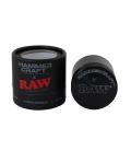 RAW Hammer Craft Grinder in Alluminio Nero Medio 4 Parti – 55mm