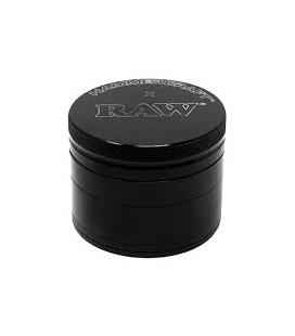 RAW Hammer Craft Grinder in Alluminio Nero Medio 4 Parti – 55mm