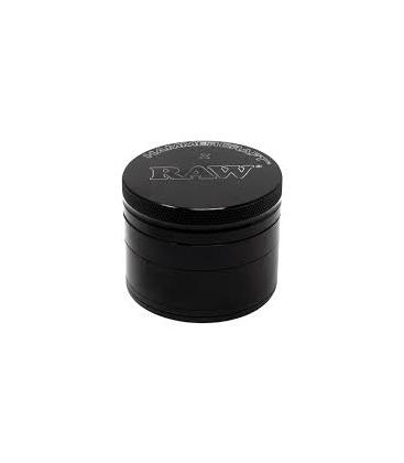 RAW Hammer Craft Grinder in Alluminio Nero Medio 4 Parti – 55mm