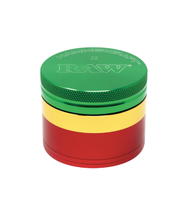 RAW Hammer Craft Grinder in Alluminio Rasta Medio 4 Parti – 55mm