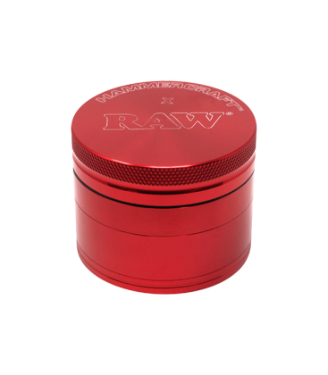 RAW Hammer Craft Grinder in Alluminio Nero Medio 4 Parti – 55mm