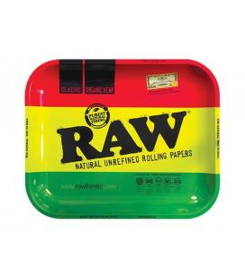 Rolling Tray in Acciaio RAW Rasta L