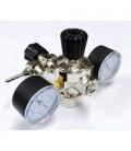 PROFESSIONAL PRESSURE REDUCER WITH TWO MANOMETERS + ADAPTER FOR REFILLABLE CYLINDERE AND CONTROLLABLE