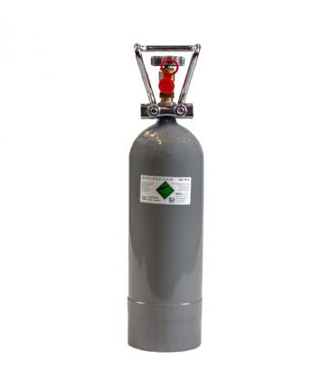 PROFESSIONAL RECHARGEABLE CO2 CYLINDER - 2 KG - WITH TRANSPORT PROTECTION