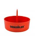 Debowler Ashtray w/Cleaning Spike - rosso