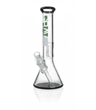 Grav Labs Beaker Water Pipe - 8"/32mm - Black Accents