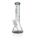 Grav Labs Beaker Water Pipe - 8"/32mm - Black Accents
