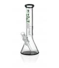 Grav Labs Beaker Water Pipe - 8"/32mm - Black Accents