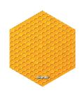 DabPadz Die Cut Dab Mat - 8" | Honeycomb Hex