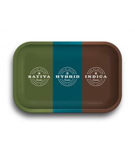 Sativa, Hybrid, Indica Rolling Tray - 11.25"x7.25"