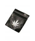 'Black Leaf' Zip Bags 40x60mm 50µ 100pcs