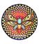 Pulsar DabPadz Round Dab Mat | Psychedelic Moth