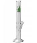 Glass Icebong: 'Leaf' 45cm