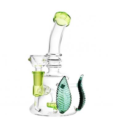 Leaf Handle Water Pipe | 8.5" | 14mm F