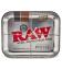 Rolling Tray in Acciaio RAW large