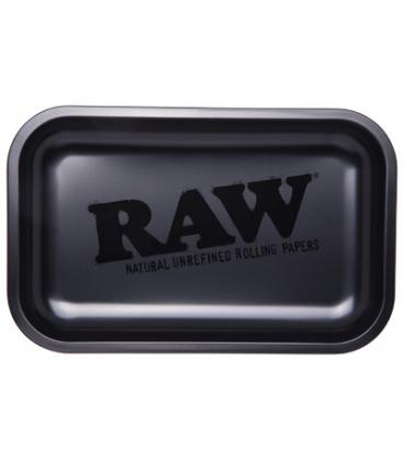 RAW Metal all Black Rolling Tray 28x18cm