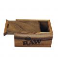 RAW Wooden Box with Slide Top