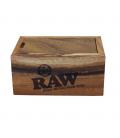 RAW Wooden Box with Slide Top