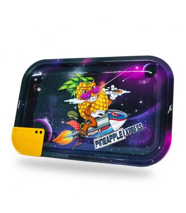Pineapple Express Medium rolling tray with Best Buds Magnetic Grinder Card