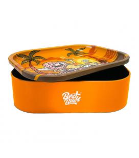 Rolling tray Sunset Sherbet Storage Box Best Buds