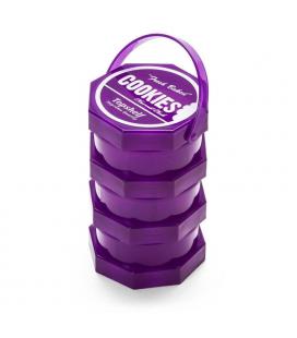 Cookies Cannabis Tarro 3 partes violeta