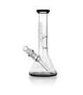 Grav Labs Beaker Water Pipe - 8"/32mm - Black Accents