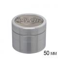 PARADISE SEEDS - GRINDER 3D LOGO ARGENTO 50 MM 4 PARTI