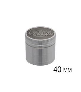 PARADISE SEEDS - GRINDER 3D LOGO ARGENTO 40 MM 4 PARTI
