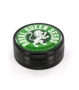 ROYAL QUEEN SEEDS - GRINDER ALLUMINIO DRIP LOGO - 2 PARTI 48MM