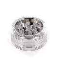 ROYAL QUEEN SEEDS - ALUMINIUM TRANSPARENT GRINDER - 2 PARTS 48MM