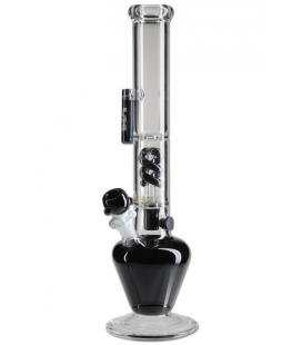 Blaze Glass: Bong Ice black double percolator