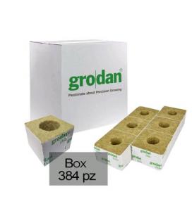 GRODAN - ROCKWOOL CUBES 7.5X7.5 BOX - 384 UNITS