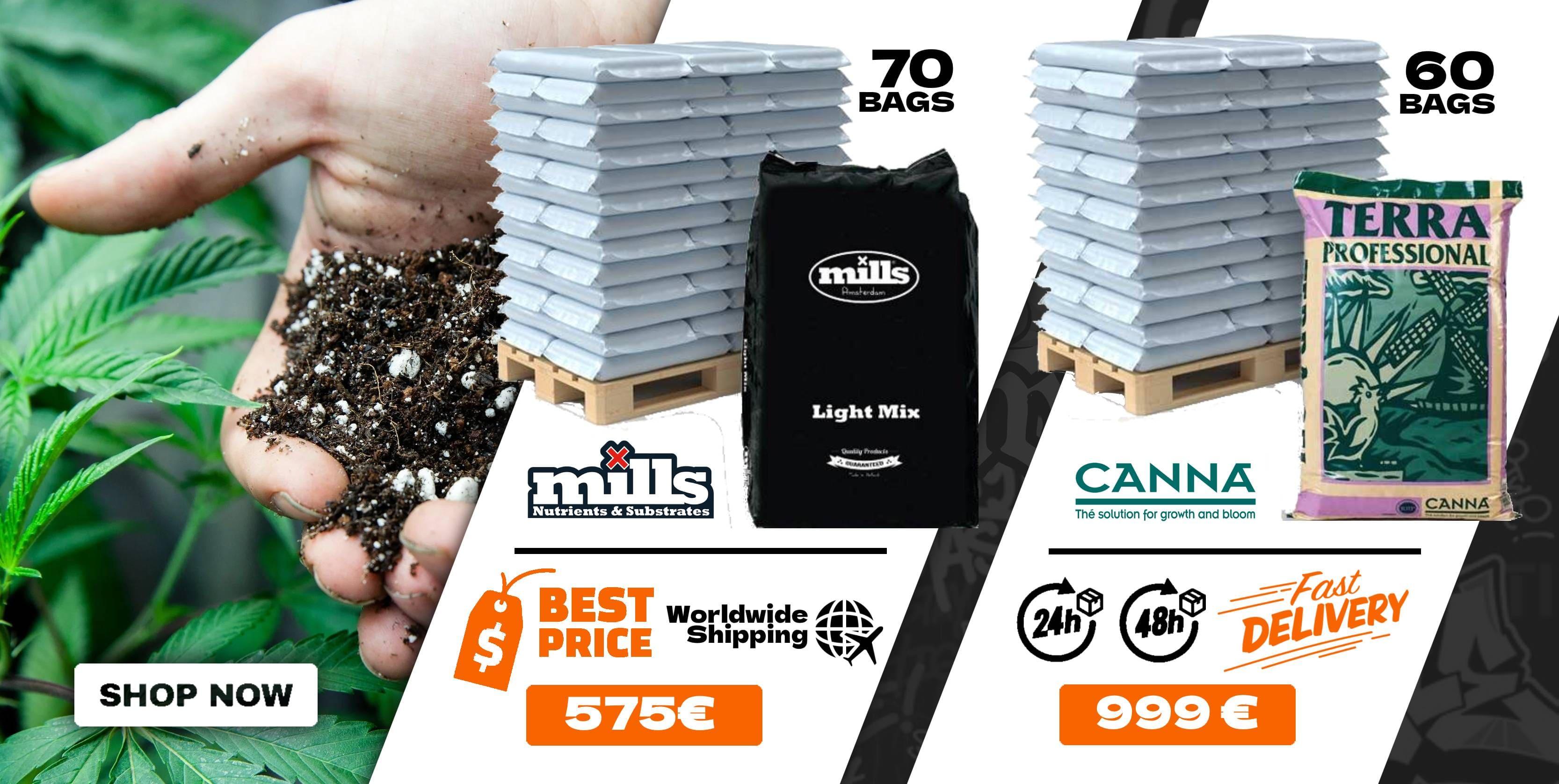 SOIL PALLETS PROMO - International shipping